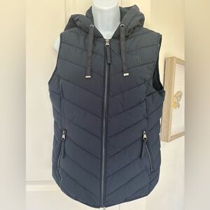 Navy Lauren Ralph Lauren size small puffer vest